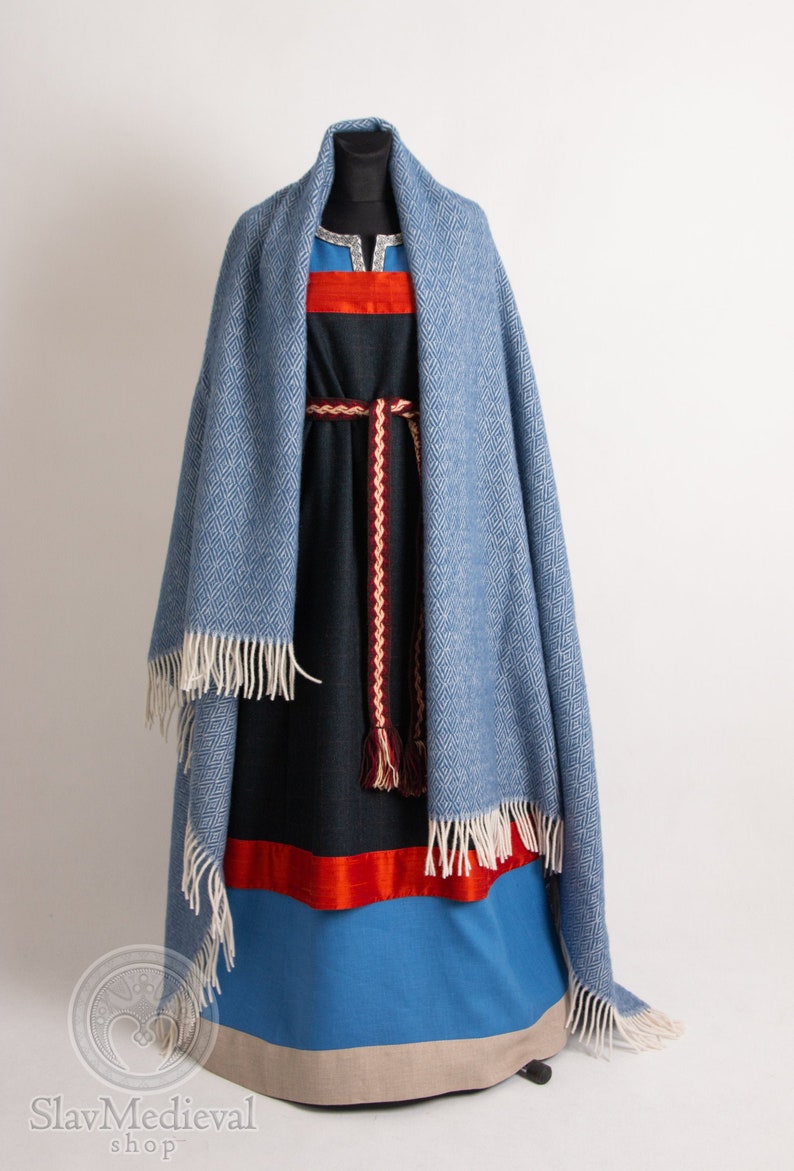 Wool Blanket Diamond Twill Weave King Sizeviking Cloak 100 Etsy