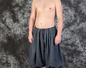 Early Medieval Wool Baggy Pants. Pasbyxor for Viking. Reenactment trousers