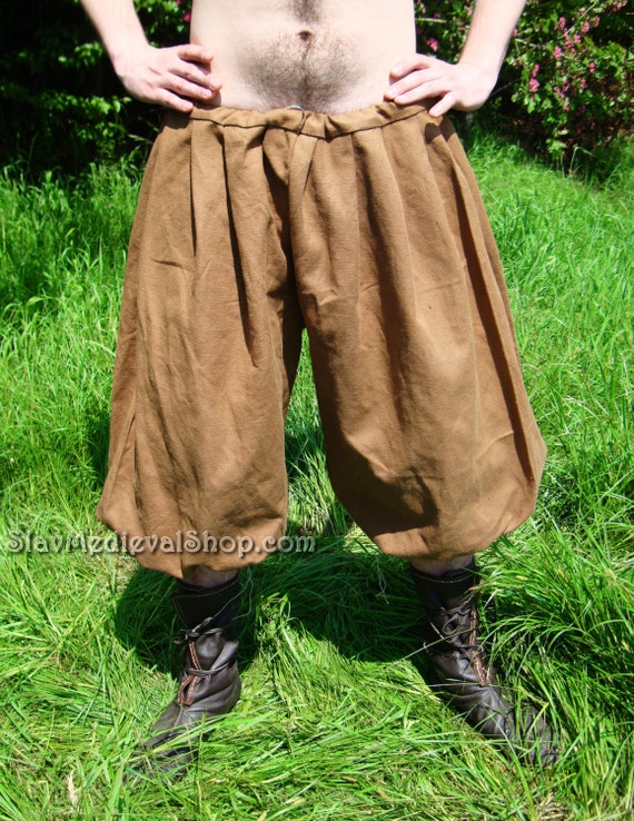 Early Medieval Viking Pasbyxor Linen Baggy Pants/trousers Based on