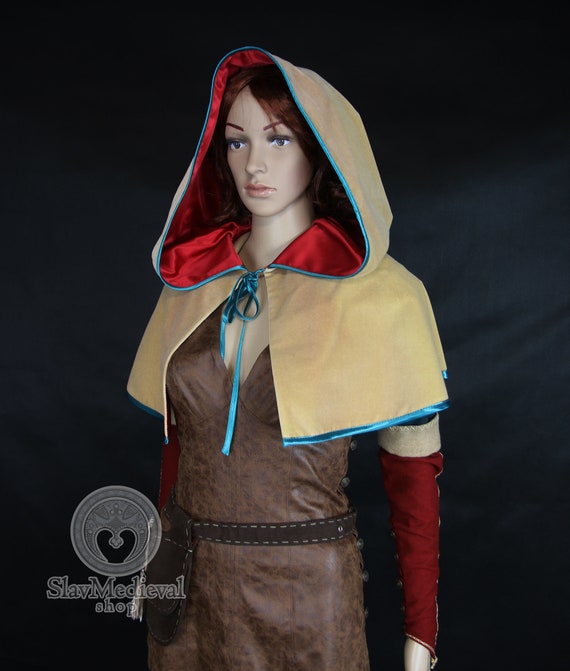 cape with hoodie