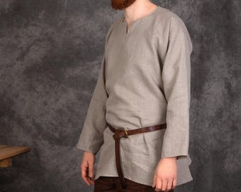 Viking Mens Clothing Set Tunic Pants Norse Medieval Reenactment Slavic Outfit