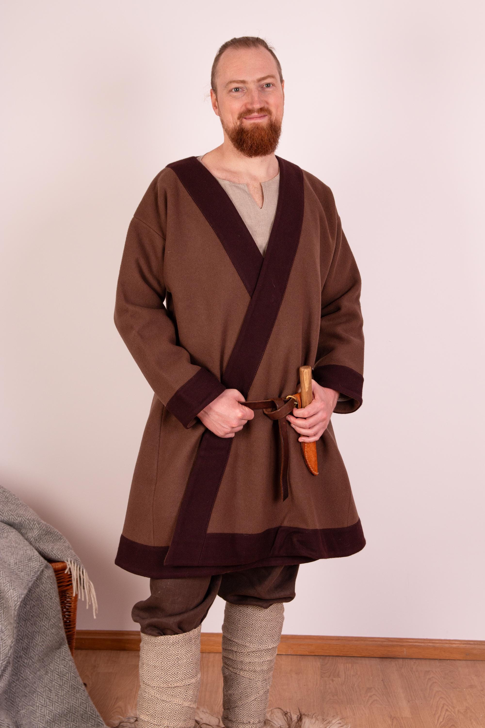 Early Medieval Scandinavian Viking Wool Coat 