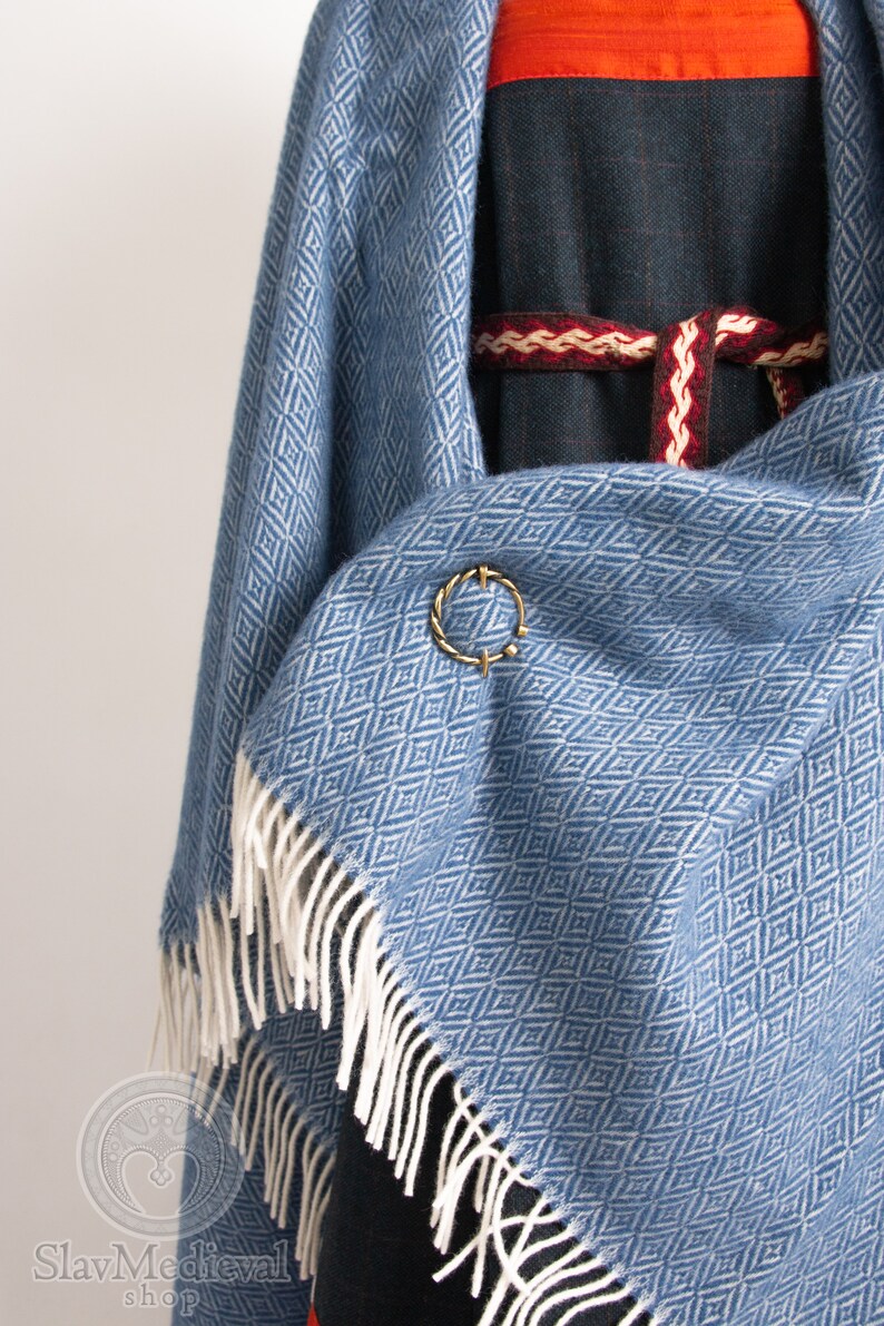 Wool Blanket Diamond Twill Weave King Sizeviking Cloak 100 Etsy