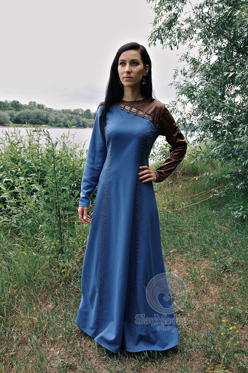 Fantasy Viking Queen dress Queen Laghertha | Etsy