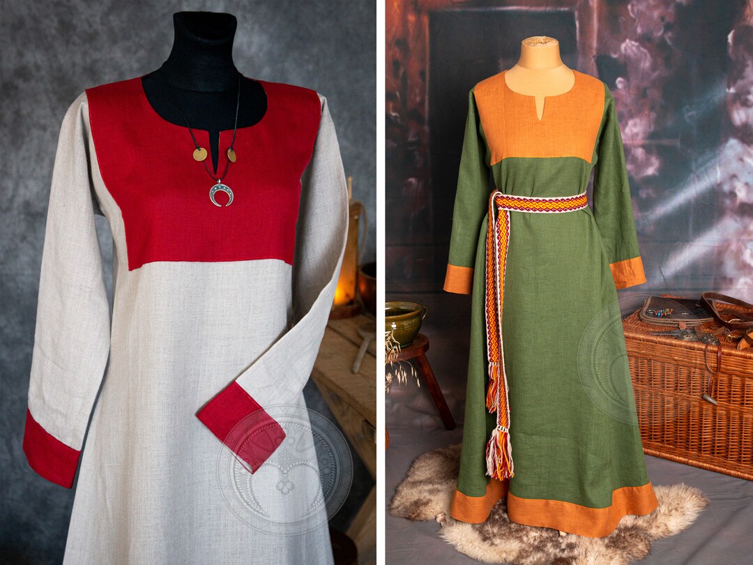 Womens Linen Medieval Underdress