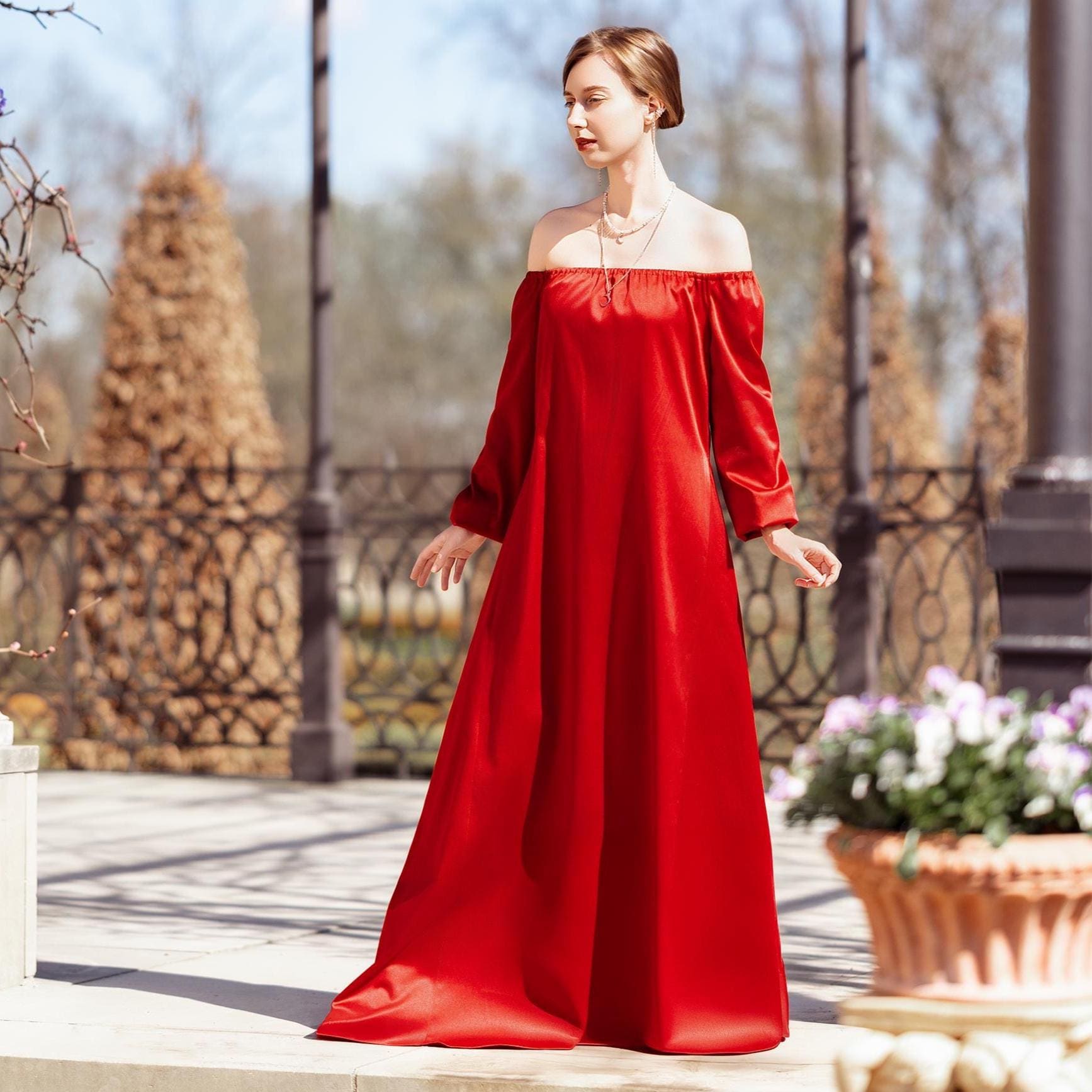 medieval off the shoulder dress Medieval Renaissance Costume Elf Style Off Shoulder Green Velvet Long  Slim-fit Dress