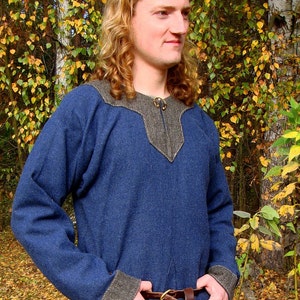 Early Medieval Scandinavian Viking Hedeby Wool Tunic for Viking Man and ...
