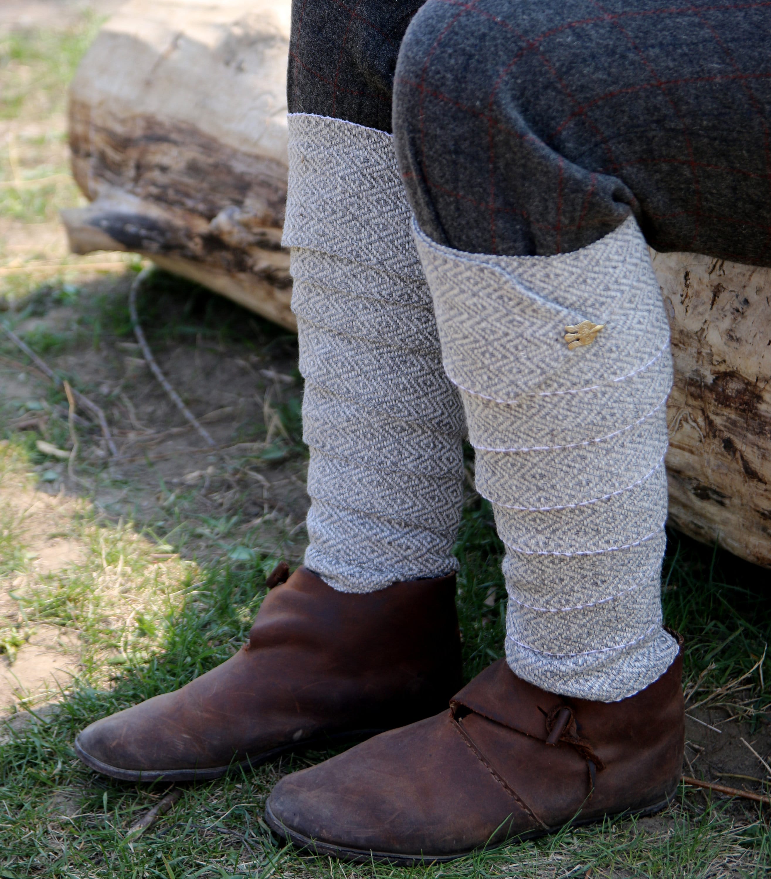Leg wraps for Viking Pure 100 raw wool woven Winningas Etsy