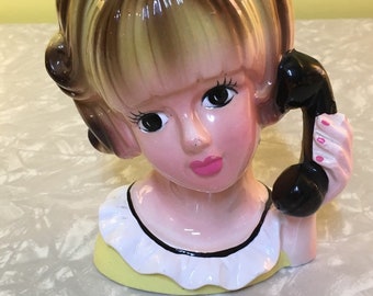 Napco Head Vase Etsy