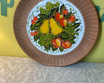 Vintage Harvest Nevco Serving Trays Japan