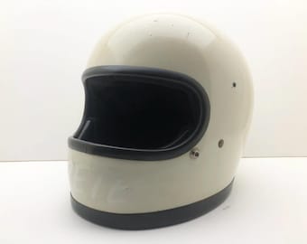 Vintage BELL MOTO STAR 3 Motocross Motorcycle Helmet 7 3/8 59cm