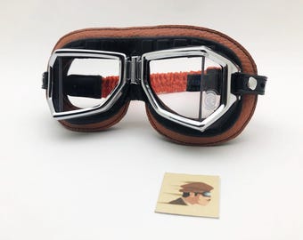 CLIMAX 513S Klassische Spanische Original Brille Motorrad Auto Racing