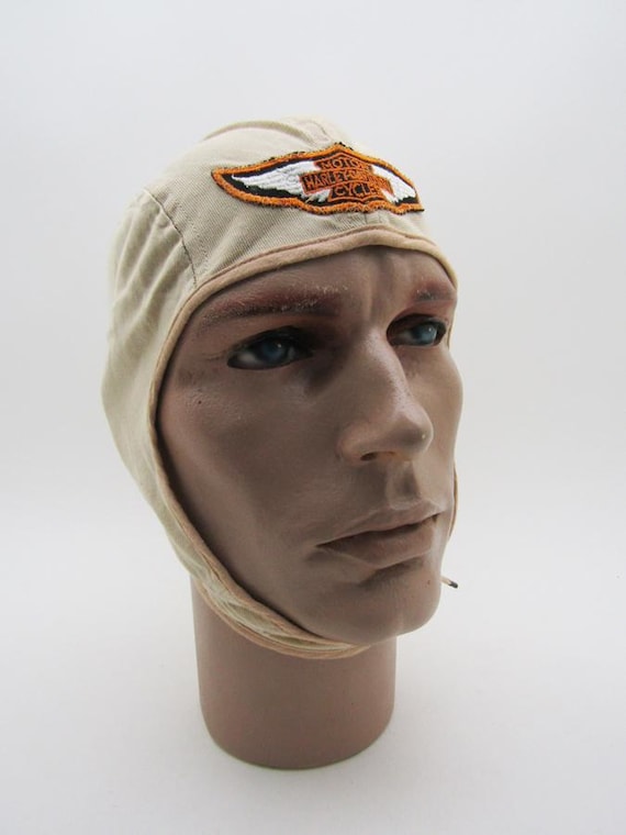 Harley Davidson 30's Rare N.O.S. Vintage Motorcycle Cloth Helmet