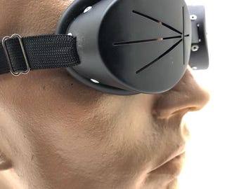 Neue BRILLE Aluminium Artic Ski Snow Alpine Everest Expedition Vintage Retro Look