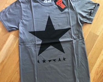 David Bowie Original Blackstar Neues T-Shirt 2016
