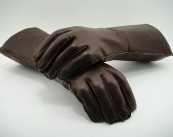Die SUPERIOR Leather Motoring Pilot New Gauntlet Handschuhe