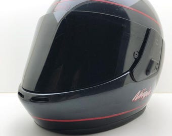 Vintage Arthur Fulmer AF40 Motorcycle Helmet | 1970s Café Racer
