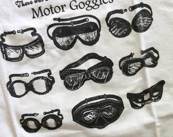 Motorikbrillen T-Shirt Classic Vintage Aviator Motoring Fahren
