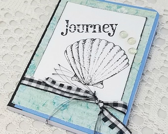 Sea Shell Mini Journal - Sea Shell Mini Notebook - Summer Journal - Summer Notebook - Journey Journal - Journey Notebook