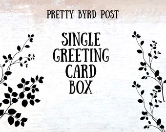 Single Box of Greeting Cards - Greeting Card Box