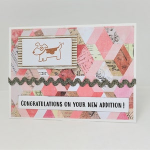 Congratulations on Your New Addition Dog Adoption Card Dog Rescue Card Dog Lover's Card Dog Card Card for Dog Lovers New Dog image 6