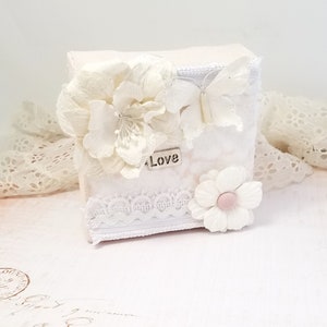 Wedding Decor - Wedding Canvas - Wedding Canvas Gift - Wedding Mixed Media Canvas - Love Canvas Art - White and Pink Canvas Art - Canvas Art