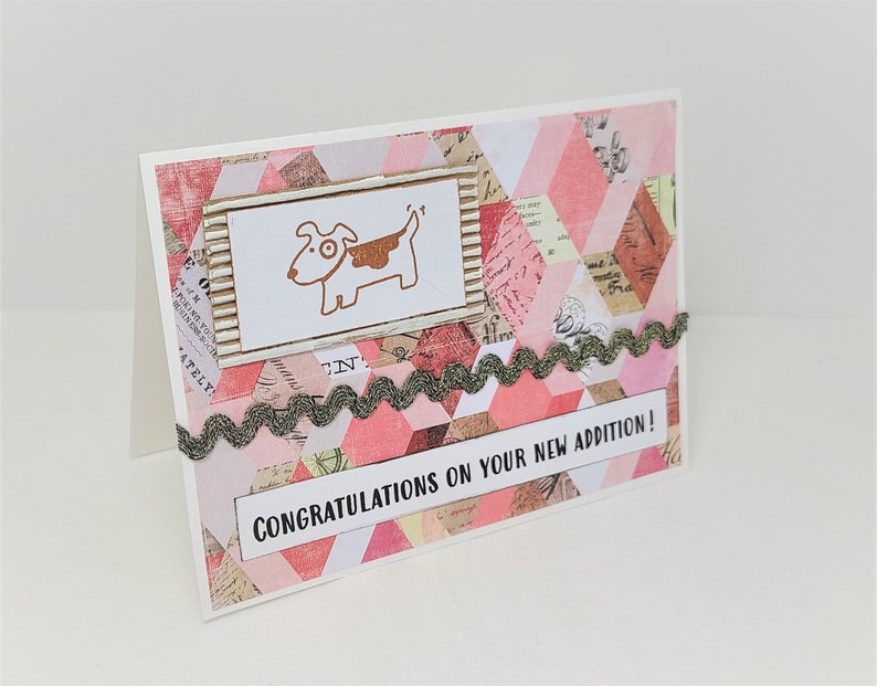 Congratulations on Your New Addition Dog Adoption Card Dog Rescue Card Dog Lover's Card Dog Card Card for Dog Lovers New Dog image 5