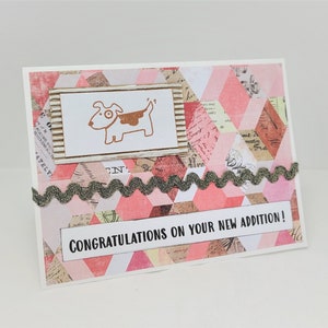 Congratulations on Your New Addition Dog Adoption Card Dog Rescue Card Dog Lover's Card Dog Card Card for Dog Lovers New Dog image 8