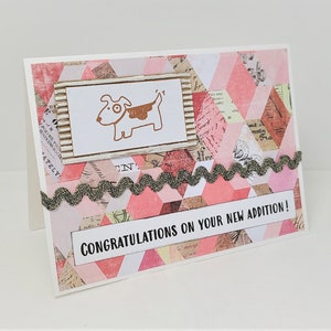 Congratulations on Your New Addition Dog Adoption Card Dog Rescue Card Dog Lover's Card Dog Card Card for Dog Lovers New Dog image 7
