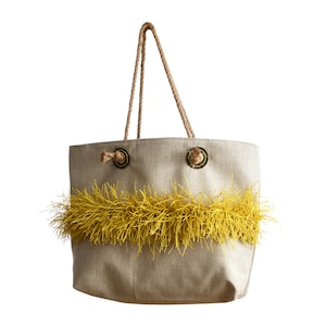 bag, beach bag, yellow bag, jute bag, colored bag, large bag, rectangular bag, large bag, large bag