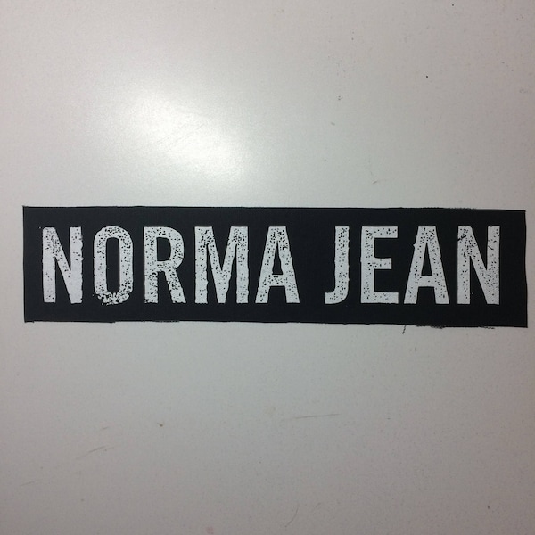 NORMA JEAN Punk Rock Backpatch