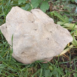 BIG Natural River Rocks, (21x18x10cm, 4 kg) Gartenskulptur, Gartenkunst, Steinstatuen, Aquarium, Terrarium Kunst, Beach Decor G18