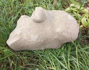 BIG Natural River Rocks,(21x13x10cm , 3kg) Garden Sculptur ,Garden Art,Stone Statues, aquarium, terrarium art,Beach Decor G17