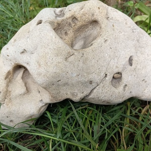 BIG Natural River Rocks, (26x19x17cm, 7 kg) Gartenskulptur, Gartenkunst, Steinstatuen, Aquarium, Terrarium Kunst, Beach Decor G14