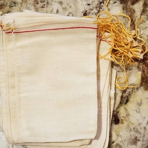 Tiny Cotton Muslin Bags Pouches 2 in X 3.5 In Gift Bags Unbleached Muslin  Favor Bags, Cotton Pouches 