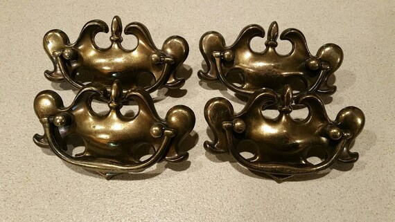 Vintage Early American Style Drawer Pulls Etsy