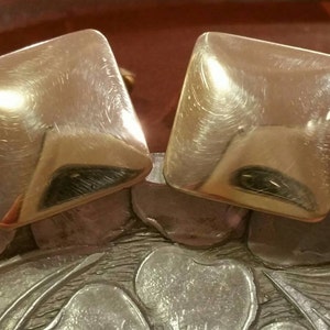 Vintage gold filled cufflinks, formal cufflinks, square cufflinks, gold cufflinks, modest cufflinks, elegant cufflinks, understated cufflink