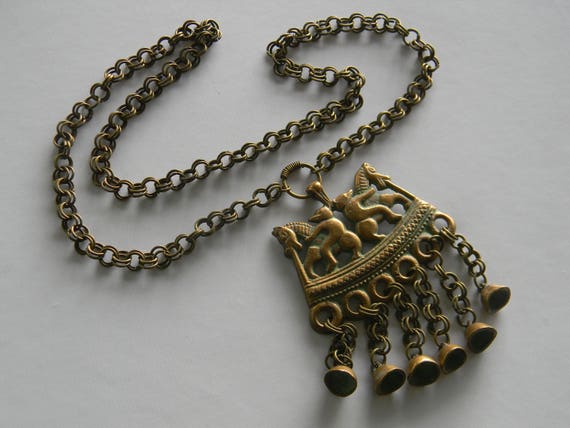 Vintage. Bronze Necklace Kalevala Koru Finland
