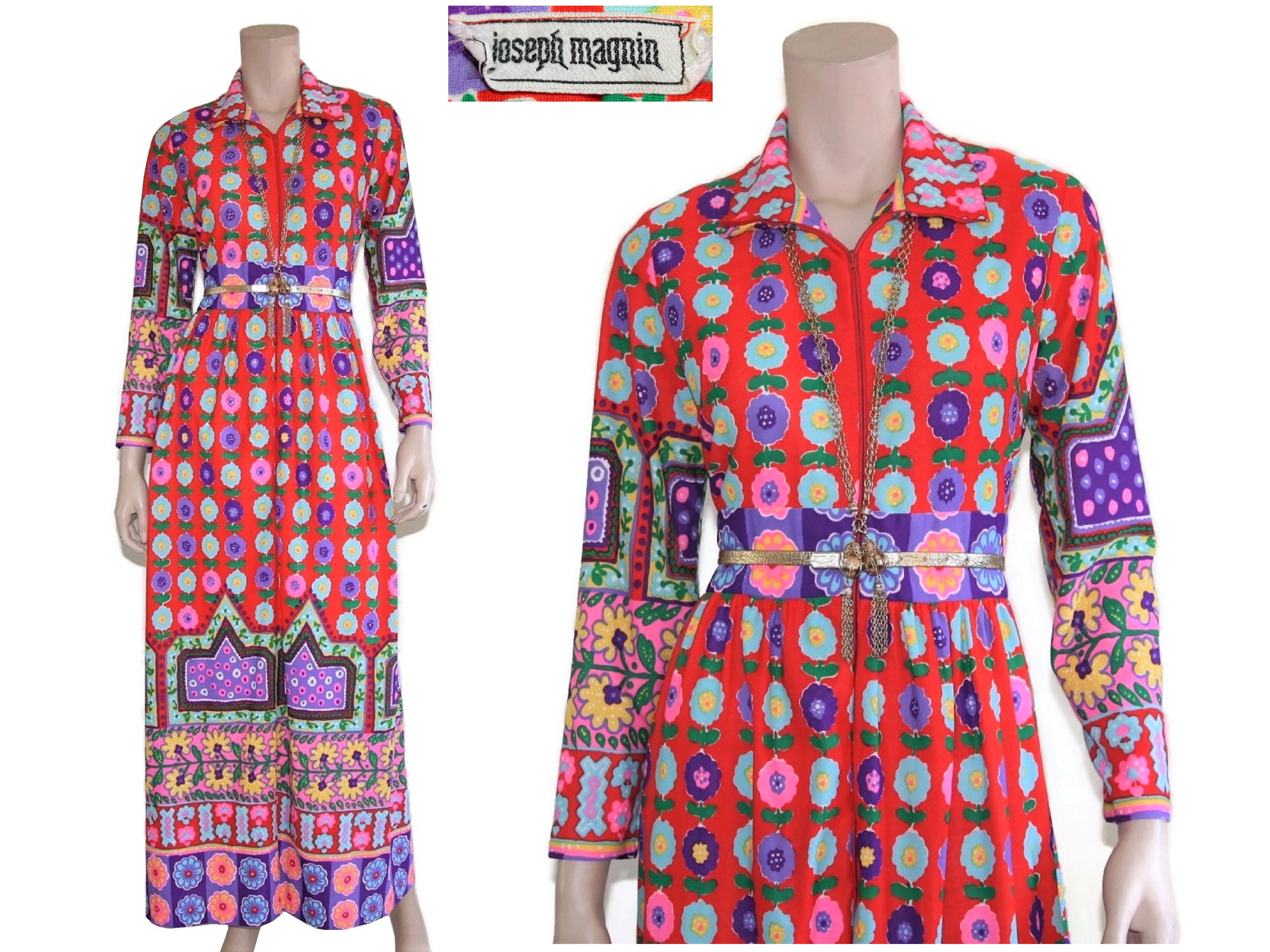 Vintage Joseph Magnin Psychedelic 