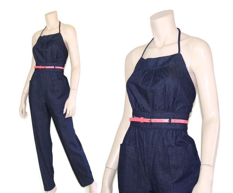 70s halter jumpsuit