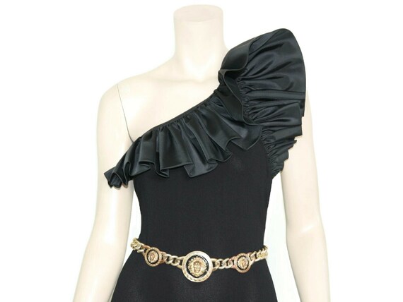 Bill Blass avant garde one shoulder dress, Vintag… - image 3