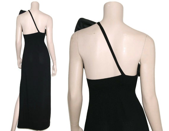 Bill Blass avant garde one shoulder dress, Vintag… - image 6