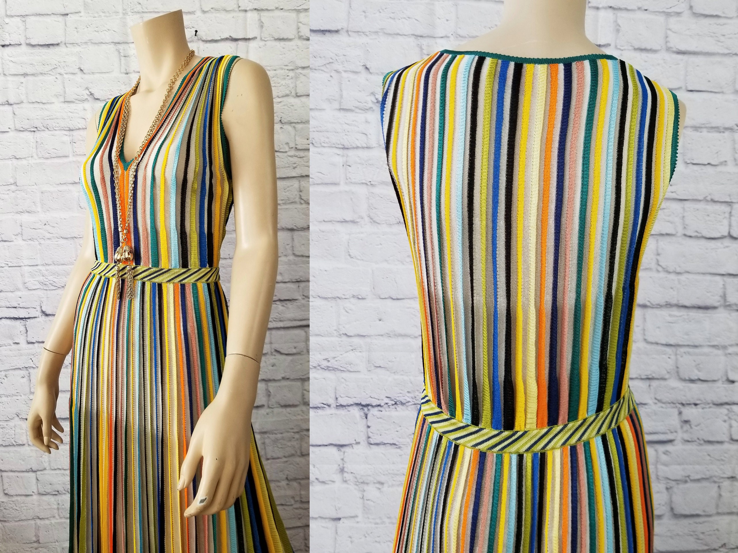 Vintage Missoni Orange Label 3D Knit Rainbow Striped Maxi Dress, Tall Supermodel Textured Crochet Stripes Silk Gown Small S Medium M Large L - Etsy Vintage Missoni Orange Label 3D Knit Rainbow Striped Maxi Dress, Tall Supermodel Textured Crochet Stripes Silk Gown Small S Medium M Large L - Etsy