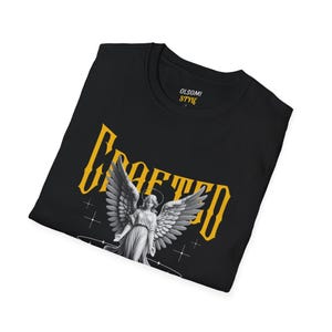 Inspirational Angel Graphic T-Shirt: Motivational Unisex Softstyle Tee
