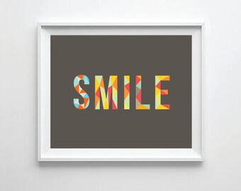 Smile print - Digital Download
