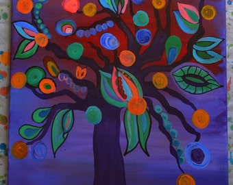 Contemporary Impressionist Tree Painting