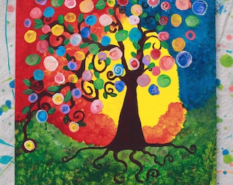 Contemporary Impressionist Tree Painting