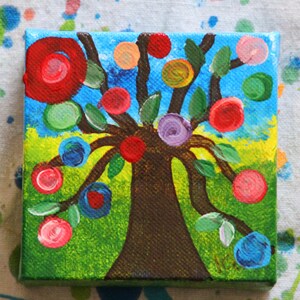 Contemporary Impressionist Tree Painting 447