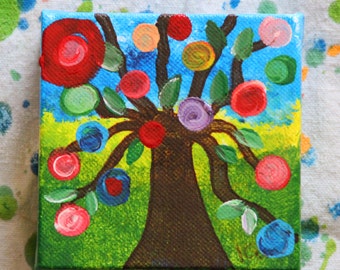 Contemporary Impressionist Tree Painting 447