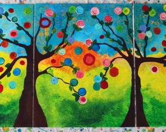 Contemporary Impressionist Tree Painting